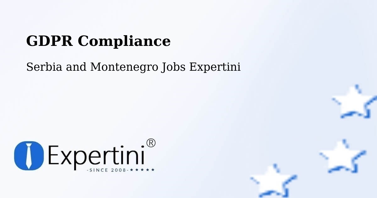 EU GDPR Compliance Statement – St. Thomas - Serbia and Montenegro Jobs Expertini