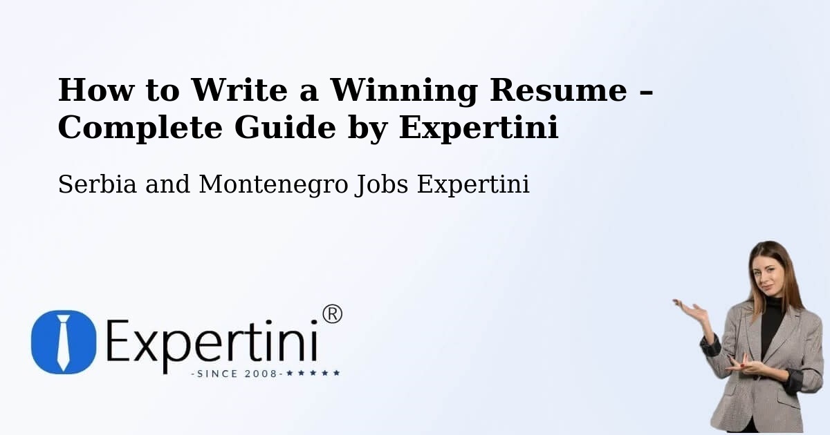 Resume Writing Guide for Job Seekers – St. Thomas - St. Thomas, Serbia and Montenegro Jobs Expertini